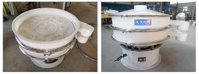 安裝篩框，防塵蓋，換網(wǎng)完成