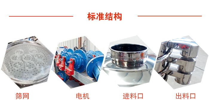標(biāo)準(zhǔn)篩，篩網(wǎng)，電機(jī)，進(jìn)料口，出料口