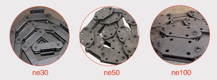 板鏈鏈條展示：ne30，ne50，ne100等